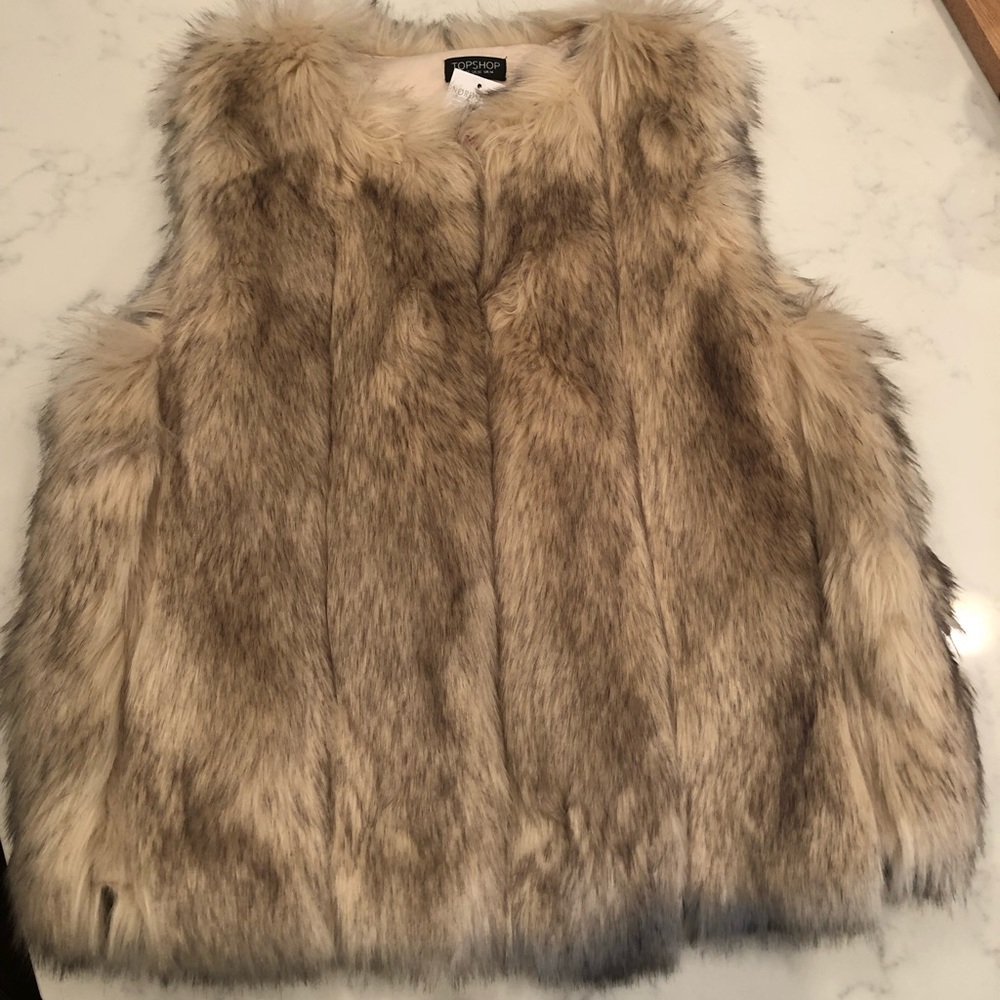 NEW Faux fur vest